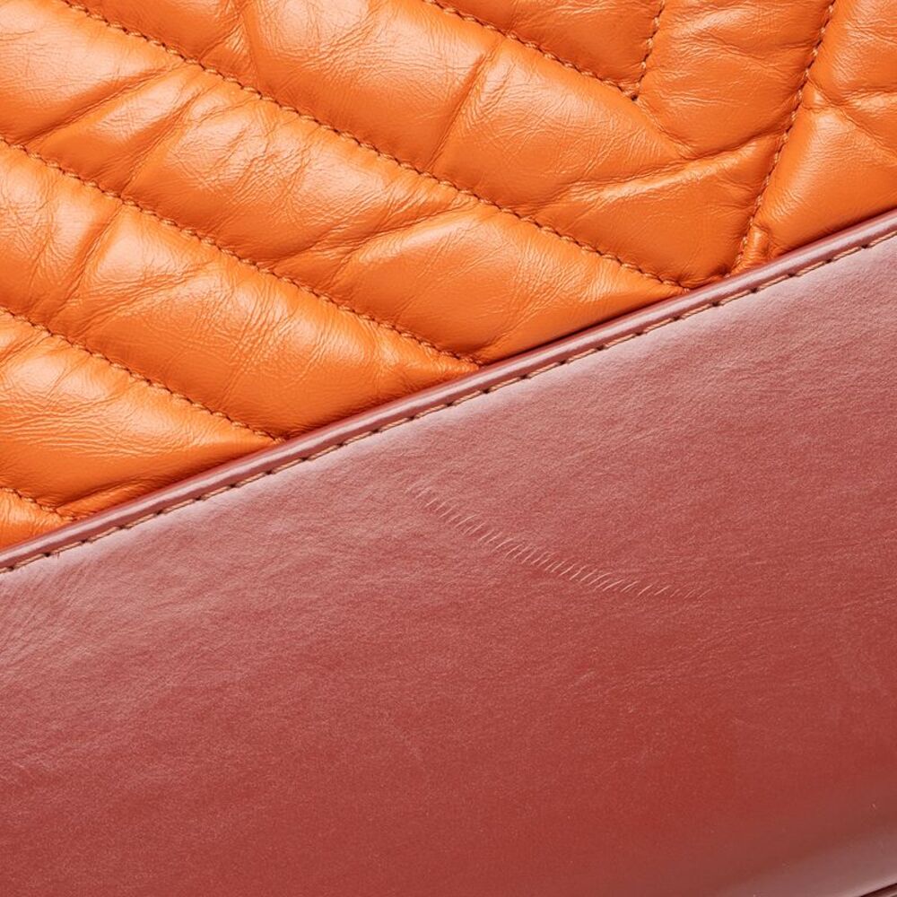 Chanel Chevron Aged Calfskin Gabrielle Medium Hobo - Picture 11 of 13